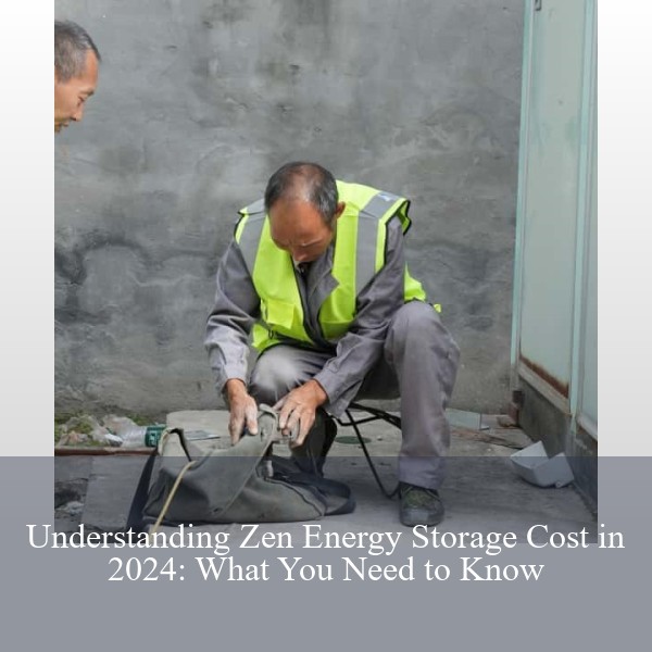 Understanding Zen Energy Storage Cost in 2024: What You Need to Know